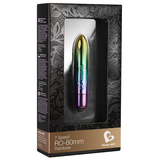 Rocks Off RO-80 Bullet Vibrator - Rainbow