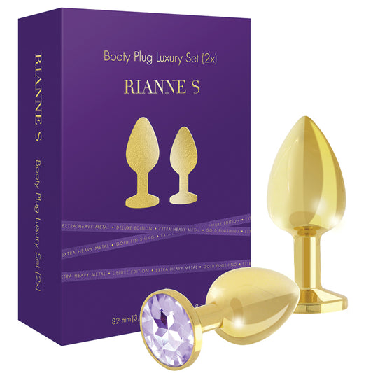 RIANNE S Booty Plug Luxury Set - 2x Gold
