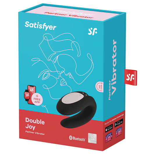 Satisfyer-Double-Joy-Connect-App-Partner-Vibrator-Black