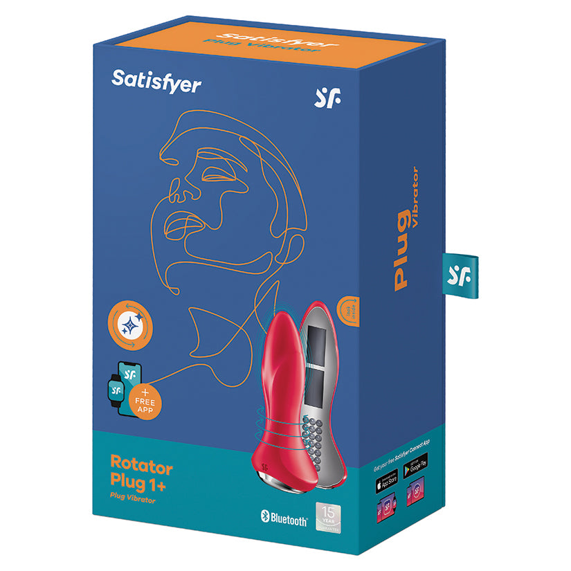 Satisfyer Rotator Plug 1+ Connect App - Red