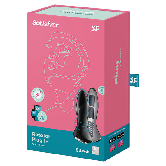 Satisfyer Rotator Plug 1+ Connect App - Black