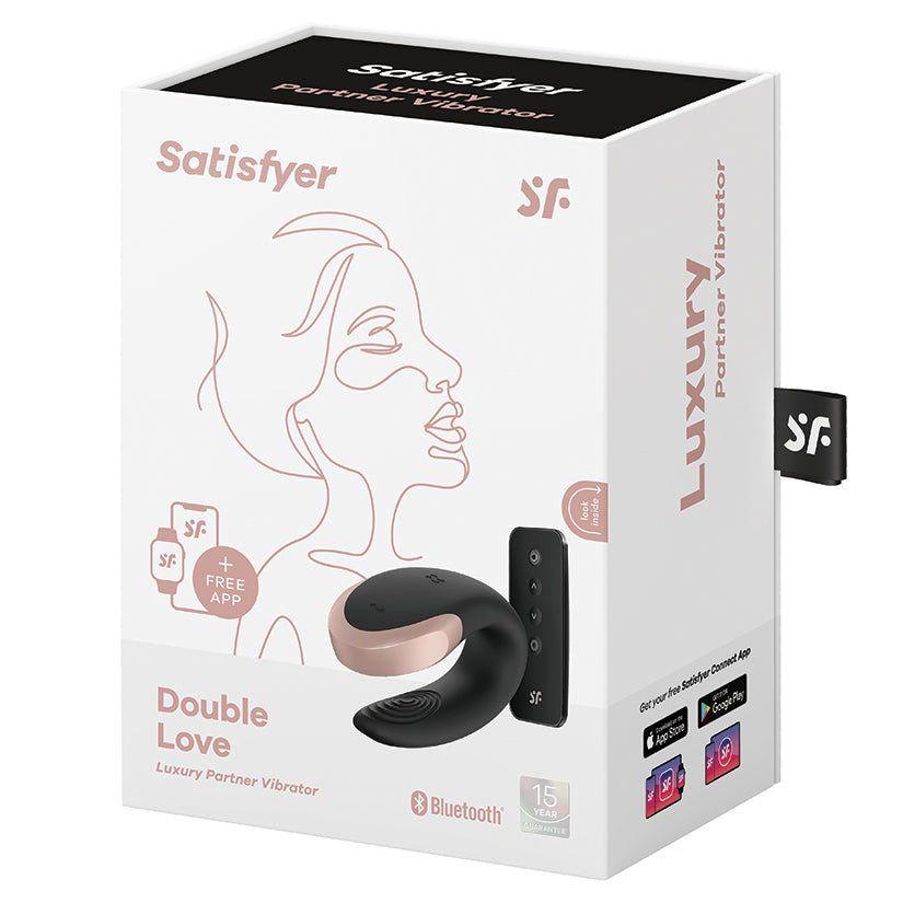 Satisfyer-Double-Love-Connect-App-Partner-Vibrator-Black