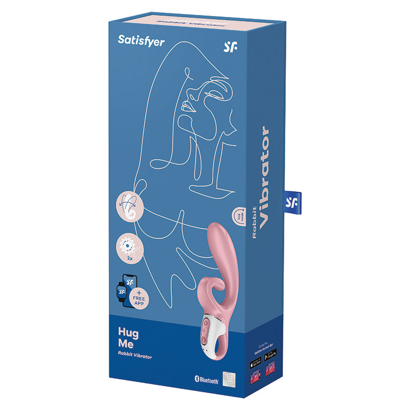 Satisfyer-Hug-Me-Connect-App-Rabbit-Vibrator-Pink