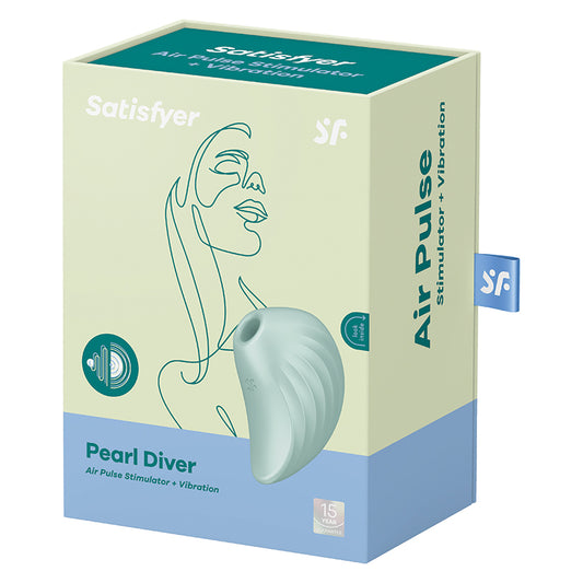 Satisfyer-Pearl-Diver-Air-Pulse-Stimulator-+-Vibration-Mint