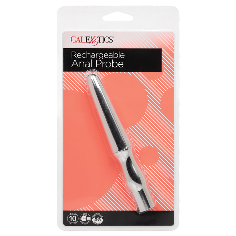 Rechargeable Anal Probe - Silver