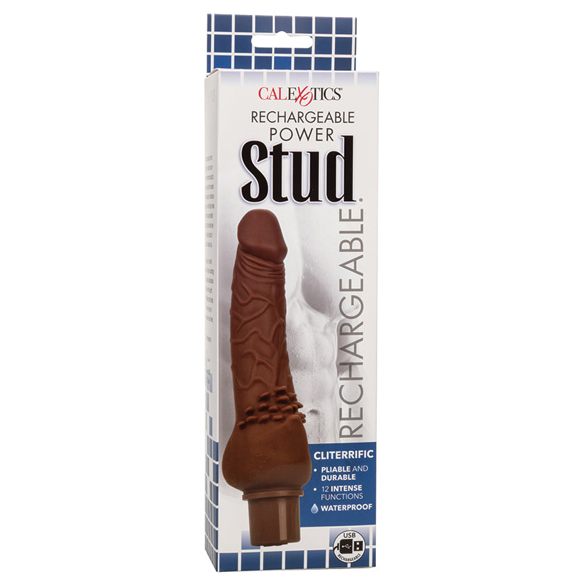 Rechargeable-Power-Stud-Cliterrific-Brown