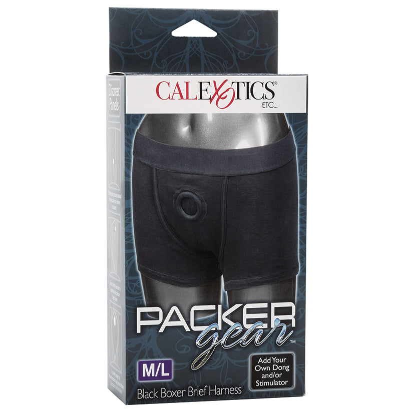 Packer-Gear-Boxer-Brief-Harness-Black-M-L