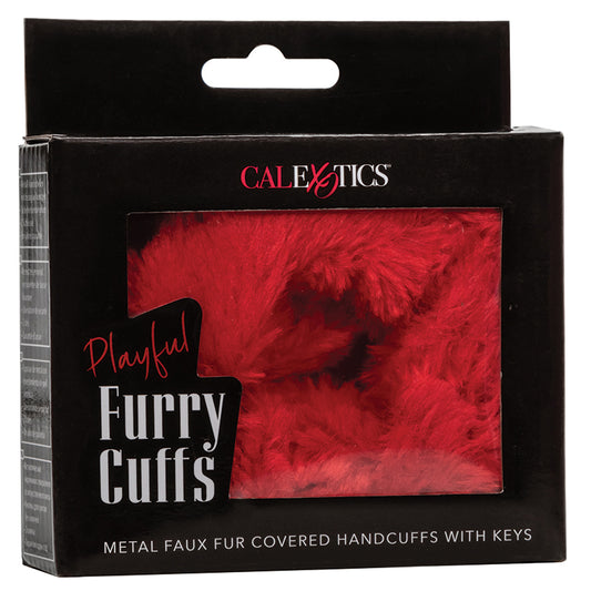 Playful-Furry-Cuffs-Red