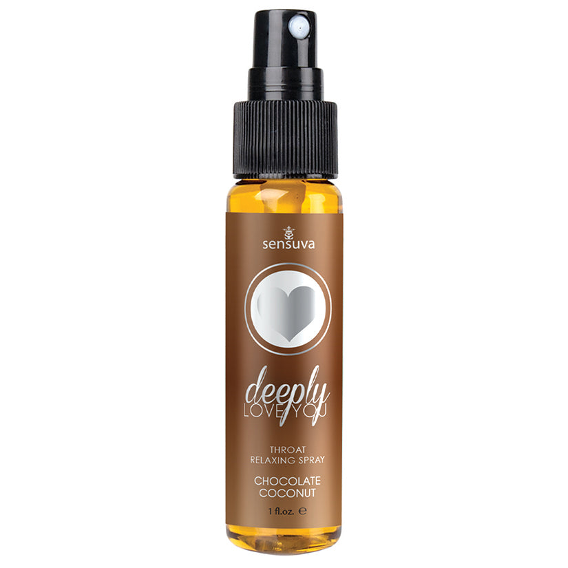 Sensuva Deeply Love You Throat Relaxing Spray - Chocolate Coconut 1oz