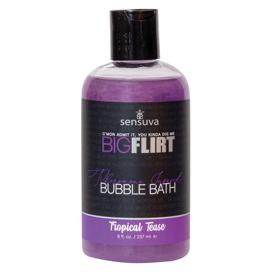 Sensuva Big Flirt Pheromone Infused Bubble Bath - Tropical Tease 8oz