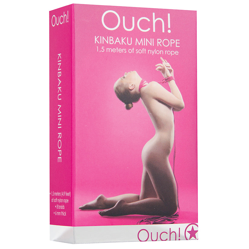 Ouch! Kinbaku Mini Rope - Pink 1.5m