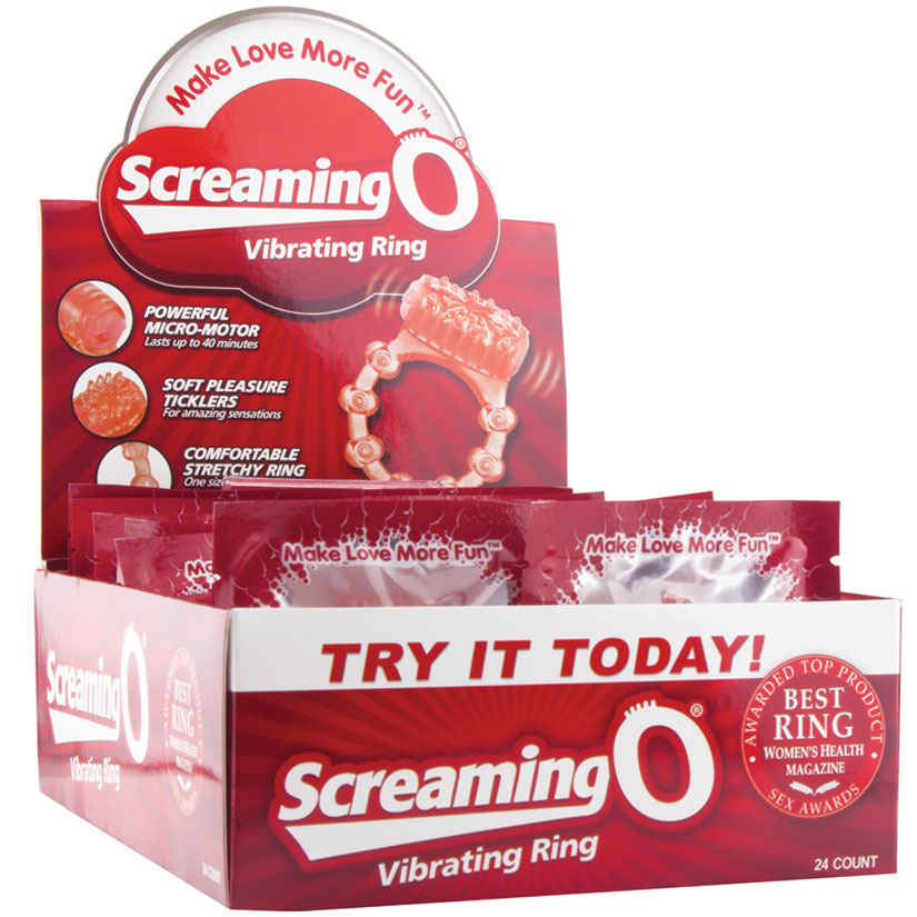Screaming O Vibrating Ring - Display of 24