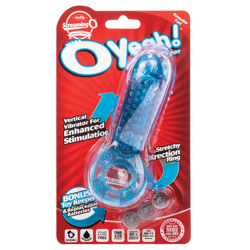 Screaming O Oyeah Vibrating Ring - Blue