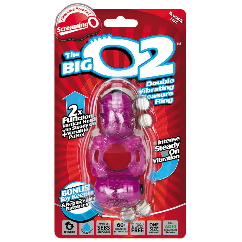 Screaming O The Big O 2 Vibrating Ring - Purple