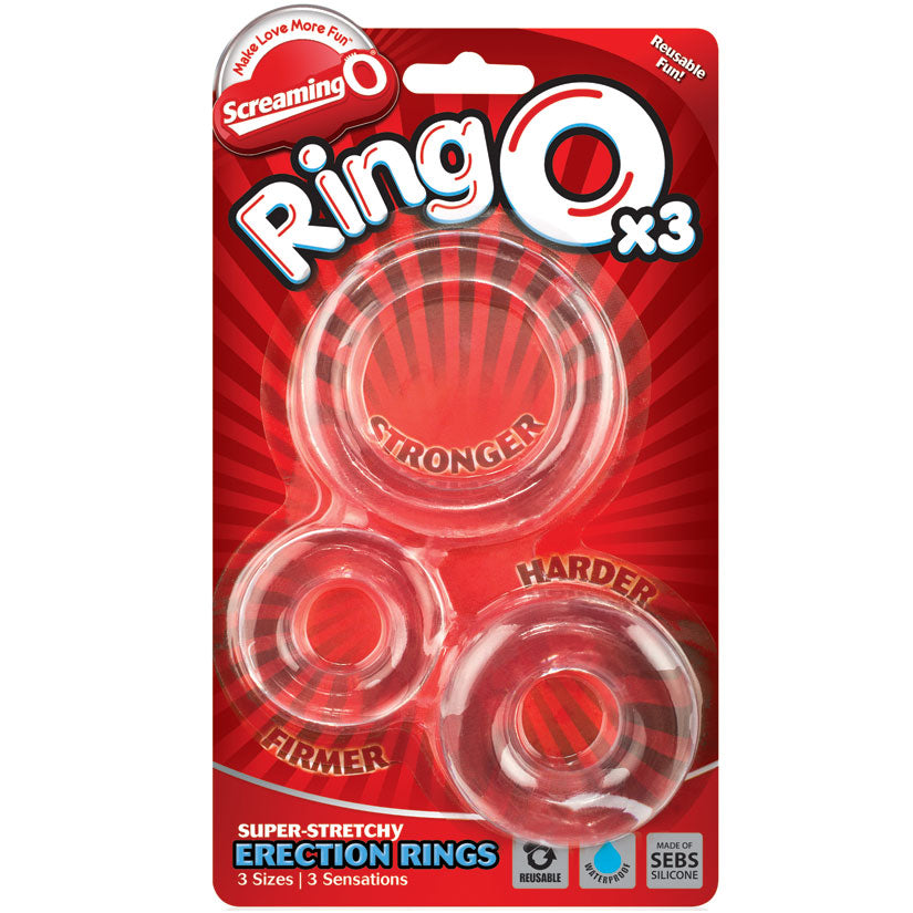 Screaming O Ring O x3 - Clear