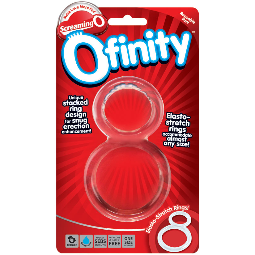 Screaming O Ofinity Double Ring - Clear