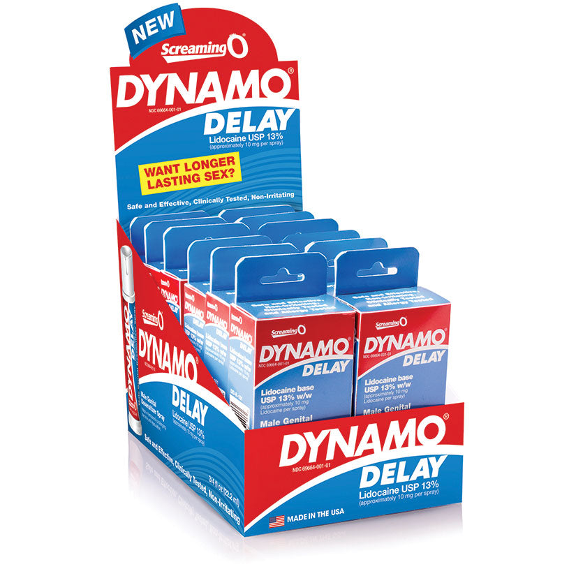 Screaming O Dynamo Delay Spray - .75oz Display of 12
