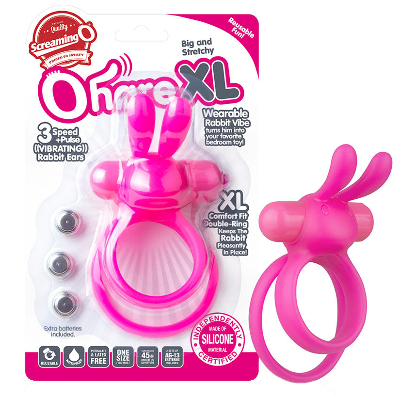 Screaming O Ohare XL Vibrating Ring - Pink