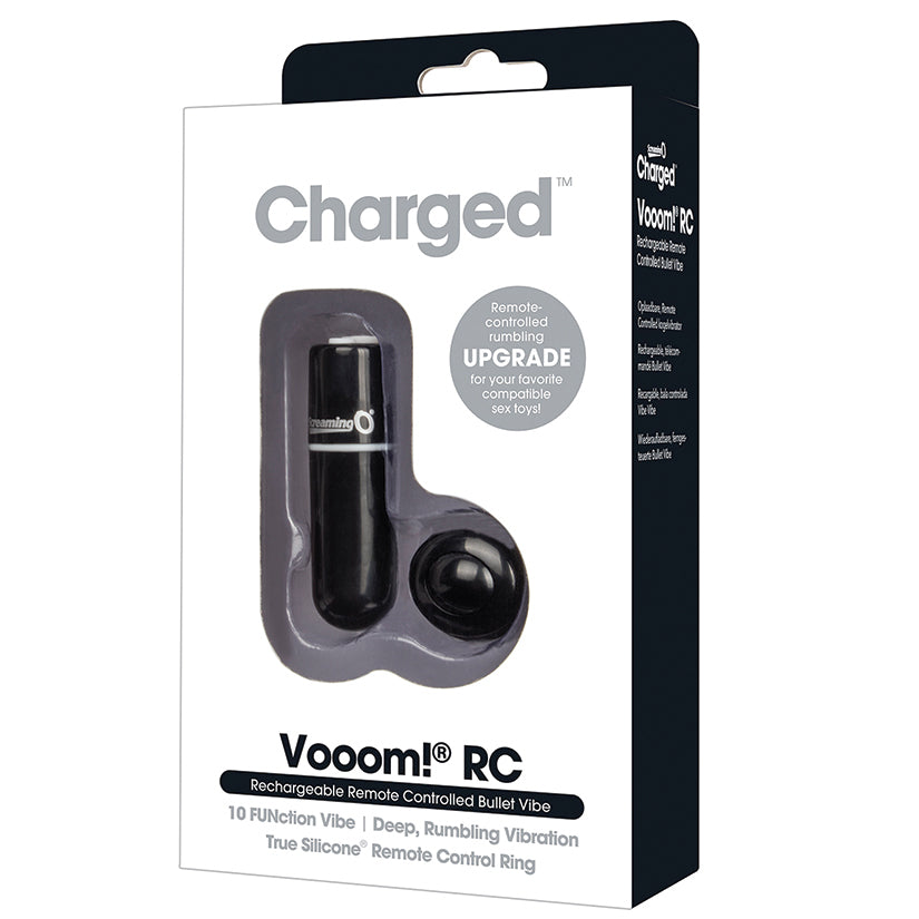 Screaming O Charged Vooom Remote Control Bullet - Black