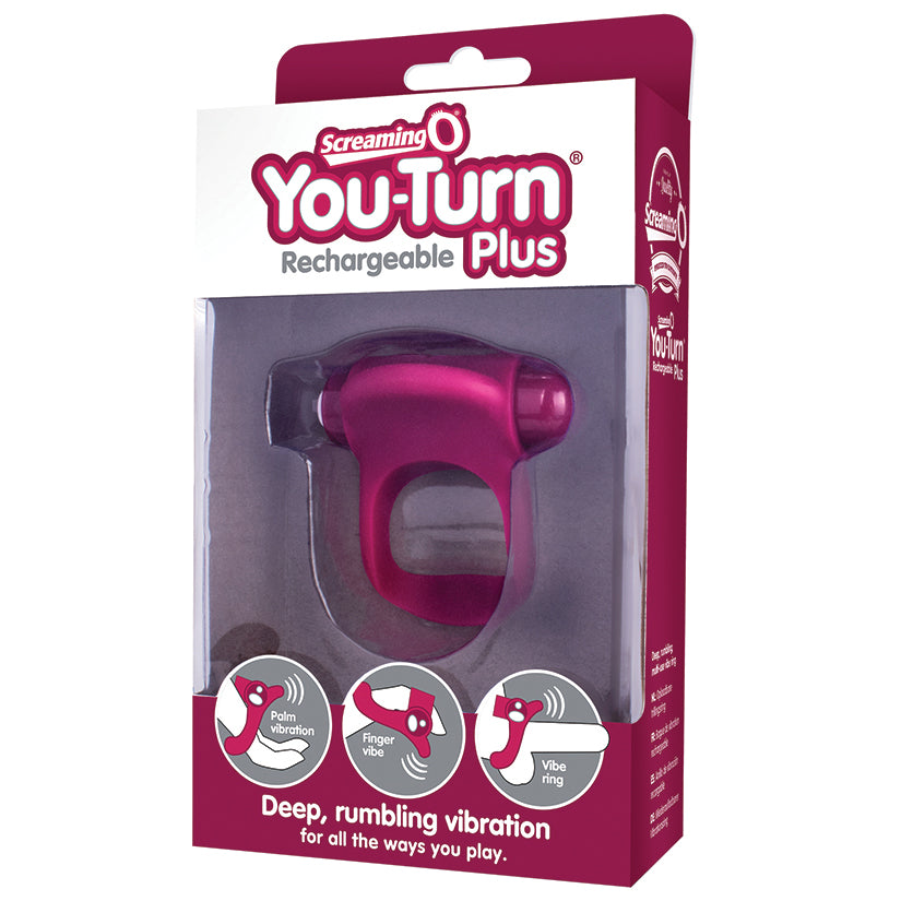 Screaming O Charged You-Turn Plus Ring Vibe - Merlot
