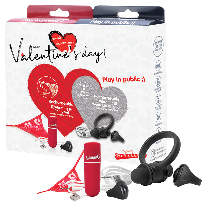 Screaming O Valentine's Day Combo Panty/Ring