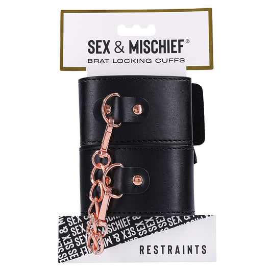 Sportsheets Sex & Mischief Brat Locking Cuffs