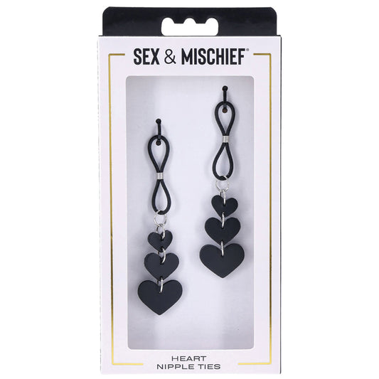 Sportsheets Sex & Mischief Heart Nipple Ties