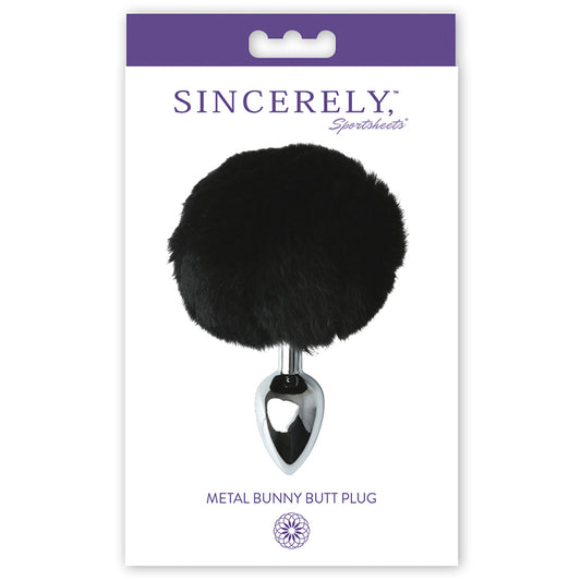 Sportsheets-Sincerely-Metal-Bunny-Butt-Plug-Black