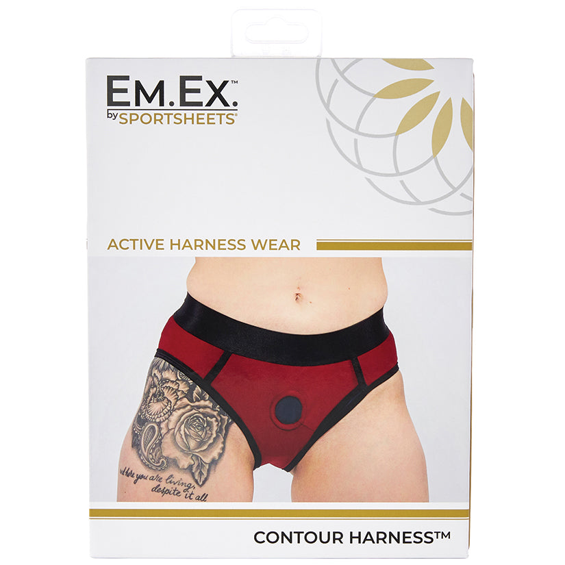 Sportsheets-Em.Ex.-Active-Harness-Wear-Contour-Red-M