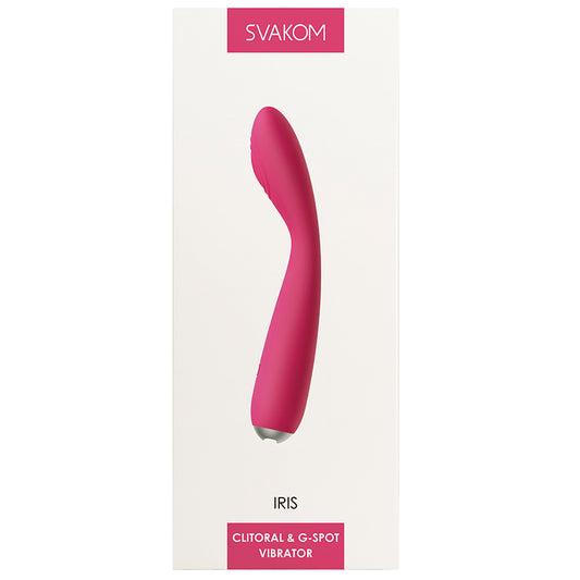 Svakom-Iris-Clitoris-G-Spot-Vibrator-Plum-Red-7