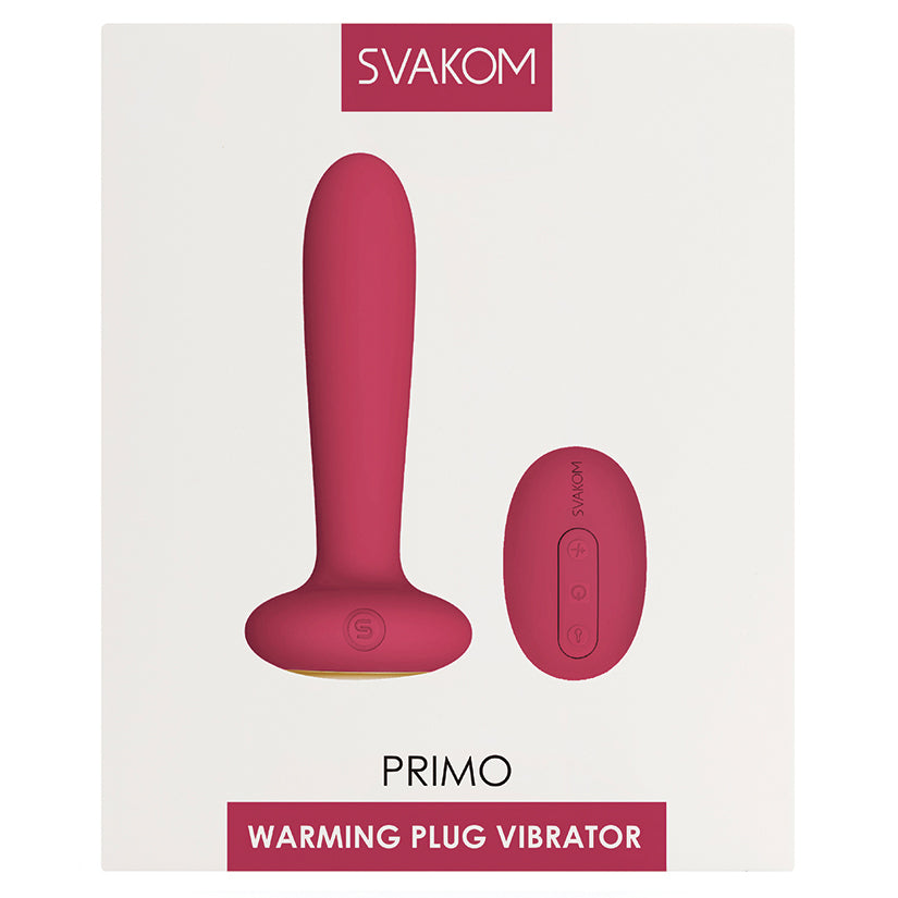 Svakom-Primo-Warming-Anal-Stimulator-Plum-Red
