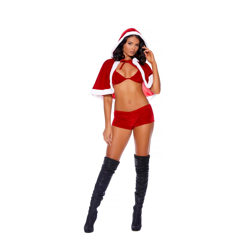 Elegant Moments Santa's Naughty Helper Costume - Red Medium
