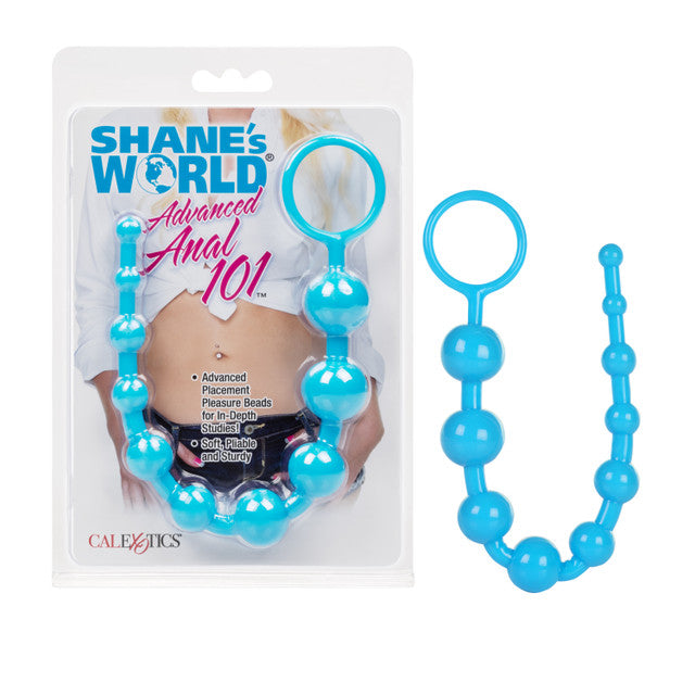 Shane's World Advanced Anal 101 Beads - Blue