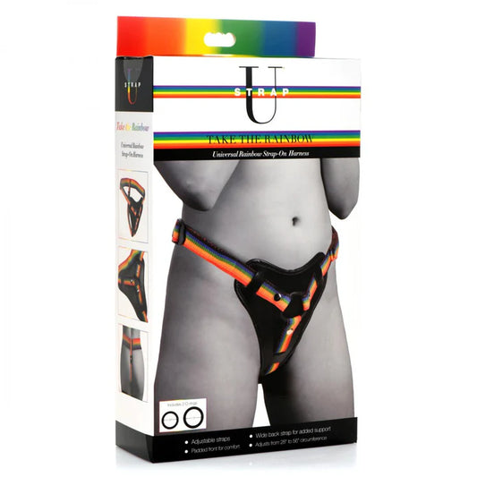 Strap U Take The Rainbow Universal Rainbow Harness