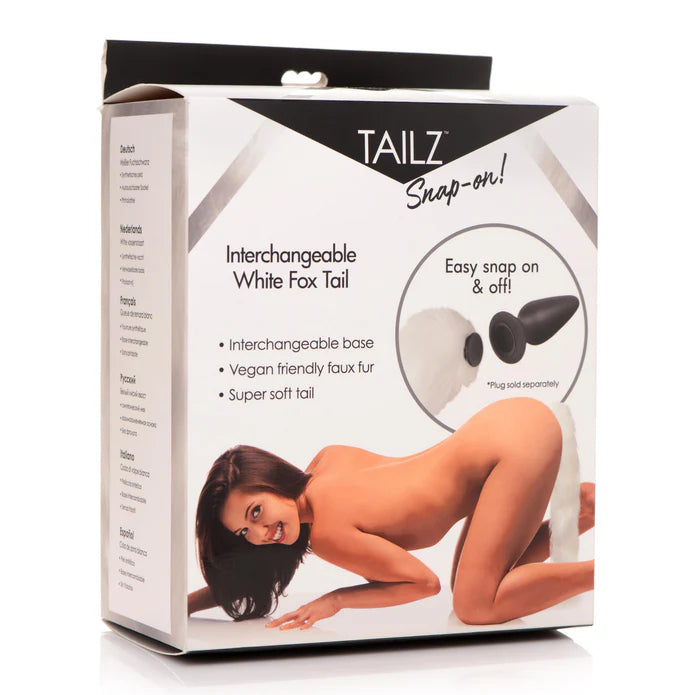 Tailz Interchangeable White Fox Tail