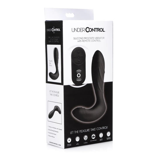 Under Control Silicone Prostate Vibrator with Remote Control