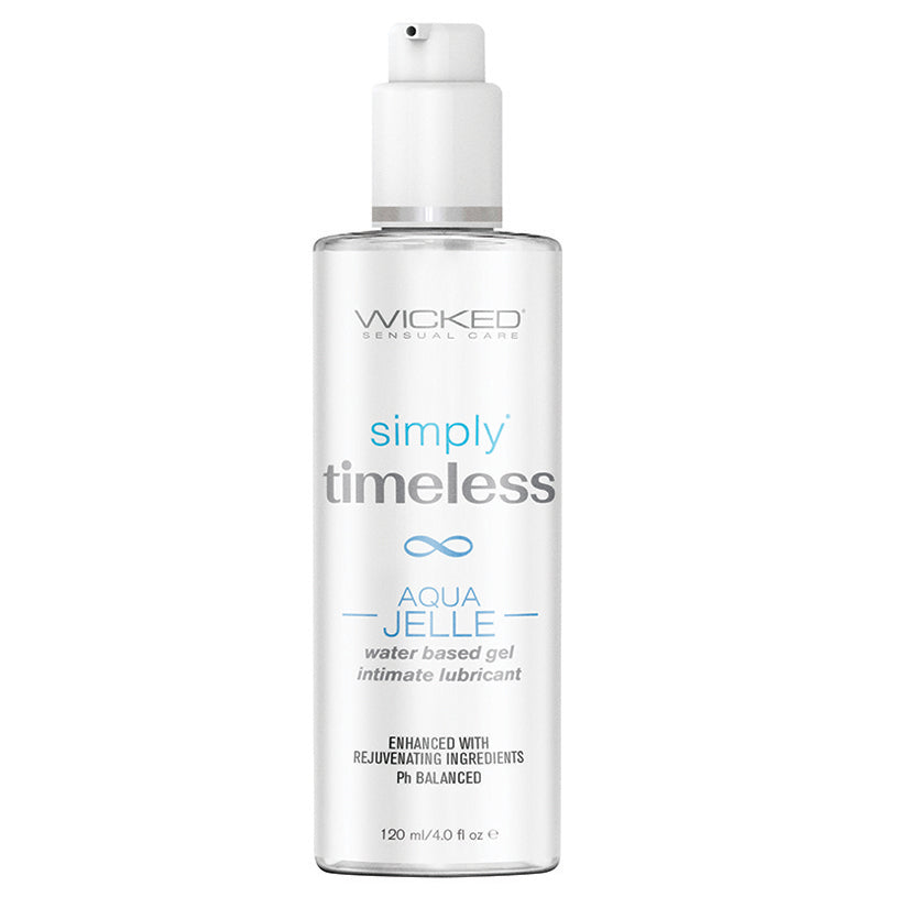 Wicked Simply Timeless Aqua Jelle Water-Based Lubricant 4oz