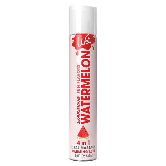 Wet Warming Fun Flavors Watermelon 4-In-1 Lubricant 1oz
