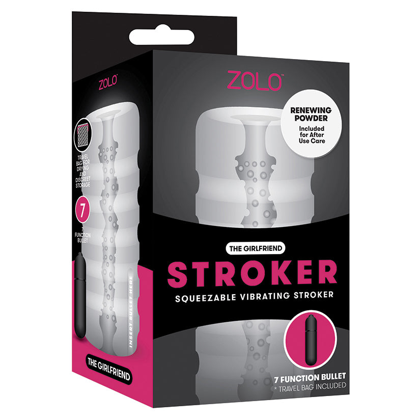 Zolo The Girlfriend Squeezeable Vibrating Stroker