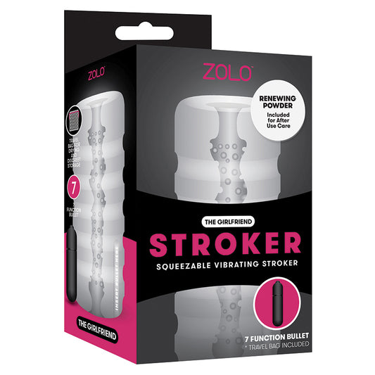 Zolo The Girlfriend Squeezeable Vibrating Stroker