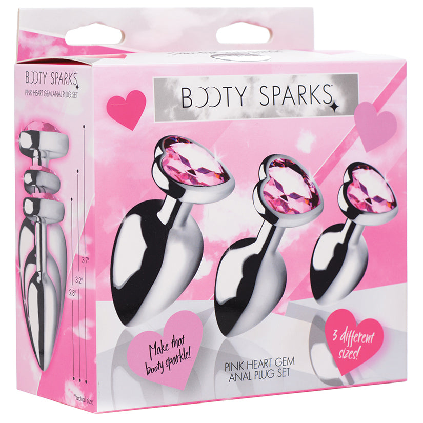 Booty-Sparks-Pink-Heart-Gem-Anal-Plug-Set