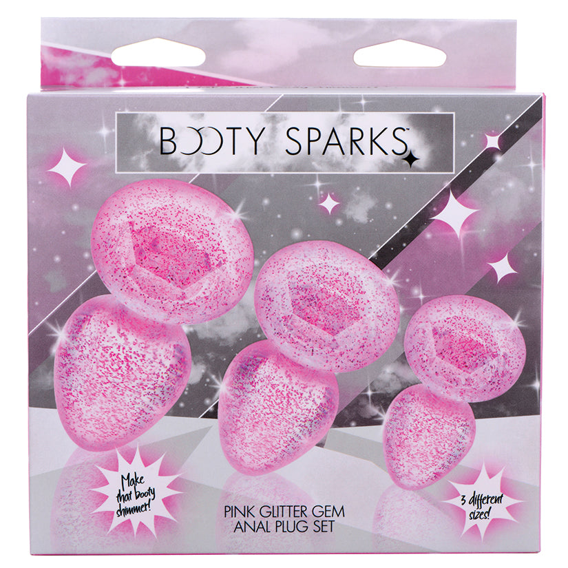 Booty-Sparks-Glitter-Gem-Anal-Plug-Set-Pink