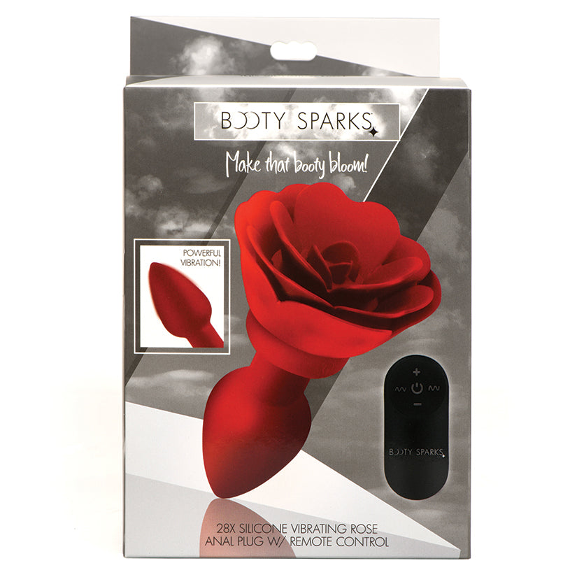 Booty-Sparks-28X-Silicone-Vibrating-Rose-Anal-Plug-With-Remote-Large