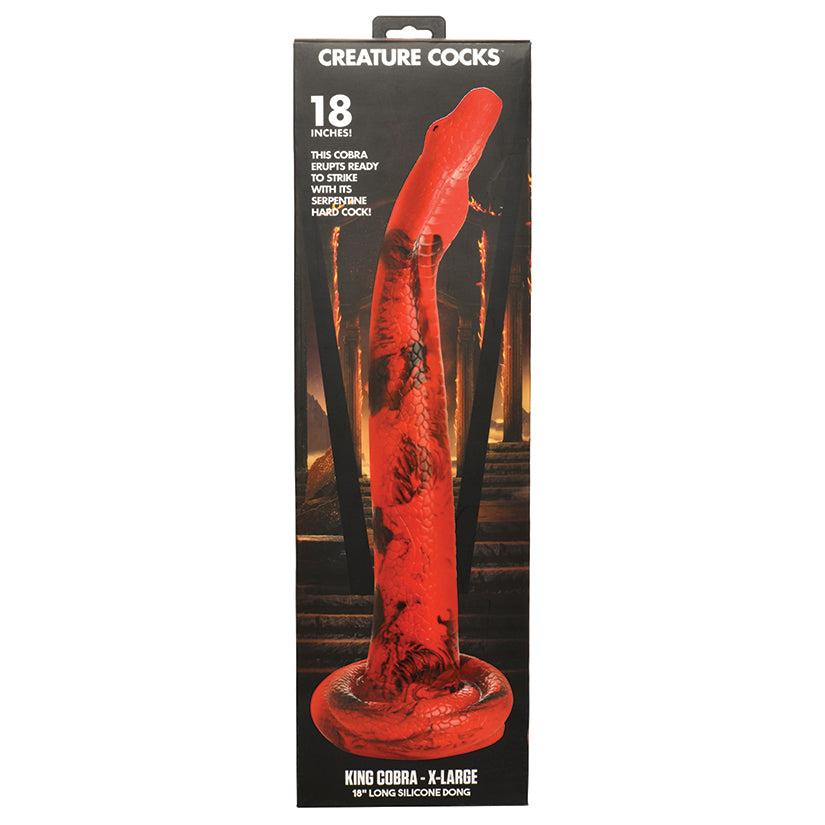 Creature Cocks King Cobra X-Large 18" Long Silicone Dong