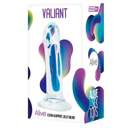 Alive Valiant Jelly Dildo - 7"