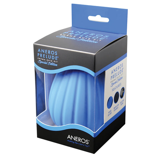 Aneros Prelude Enema Bulb Kit - Blue