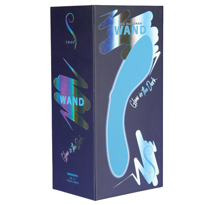 Swan - The Mini Swan Wand - Glow in the Dark - Blue