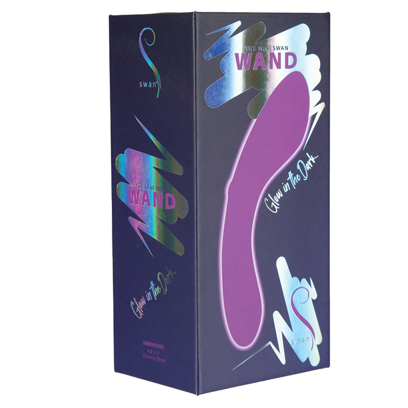Swan - The Mini Swan Wand - Glow in the Dark - Purple