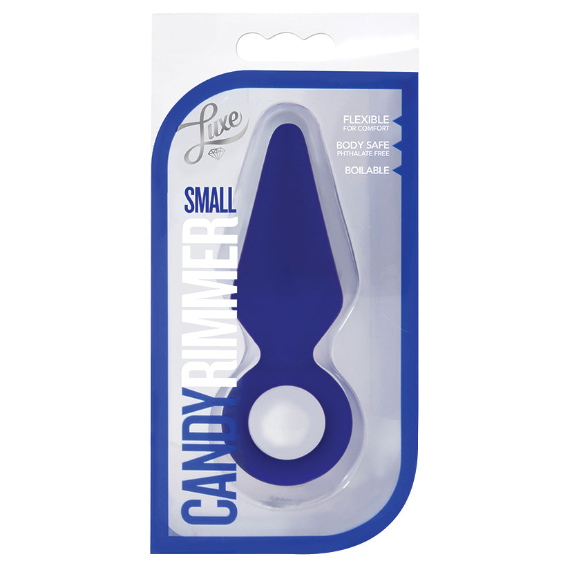 Luxe-Candy-Rimmer-Blue-3-Inch-Anal-Plug