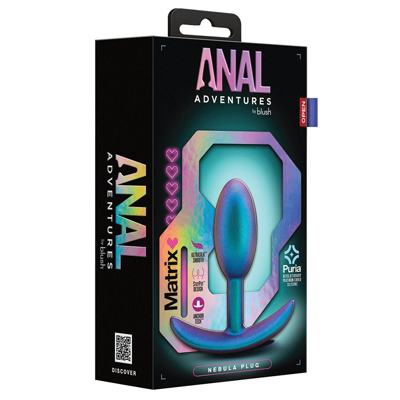 Anal-Adventures-Matrix-The-Nebula-Plug-3.5-inch-Vibrating-Inner-Ball-Butt-Plug-in-Lunar-Blue